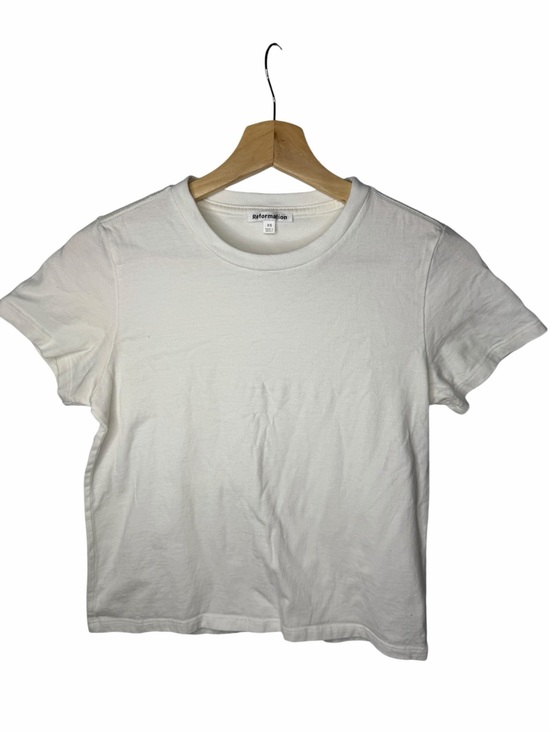 Reformation Tops - Reformation‎ Short Sleeve Crewneck Tee in White